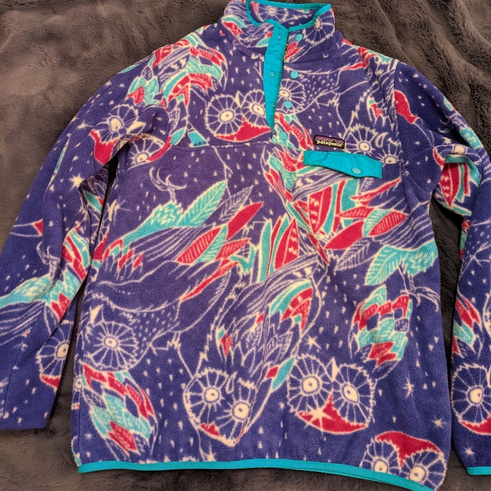 Patagonia Synchilla Owl Print Fleece
